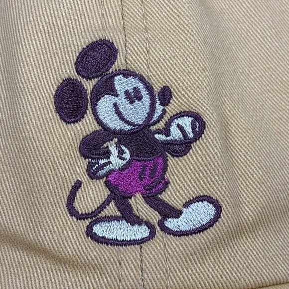 Disney Mickey Mouse & Friends Cartoon Mickey Yellow Strap Back Hat - Picture 2 of 10
